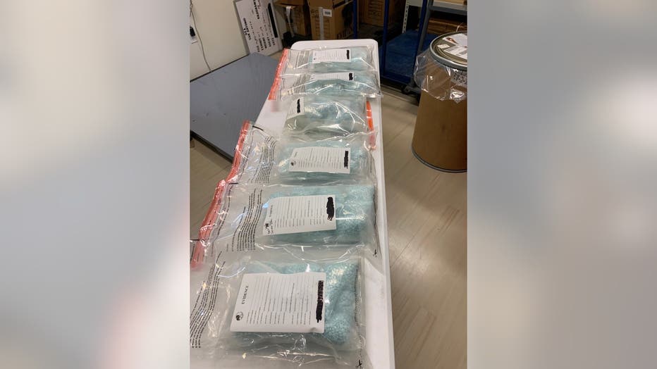 The U.S. Drug Enforcement Administration is seeing a record number of seizures of fentanyl. (Courtesy DEA)