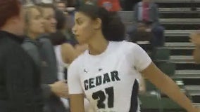 Milestone basketball game for Cedar Park High School's Gisella Maul