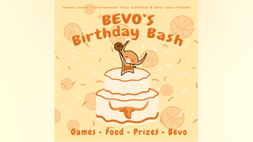 Austin invited to celebrate Bevo's birthday at Frank Erwin Center