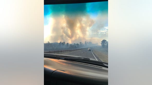 Pine Hill Estates residents being evacuated due to Rolling Pines fire