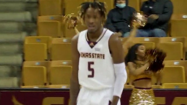 Caleb Asberry shines in Texas State win over Louisiana-Lafayette