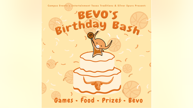 Austin invited to celebrate Bevo's birthday at Frank Erwin Center