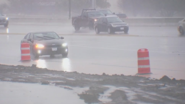 Heavy rain causes issues on Austin roadways, but puts dent in drought