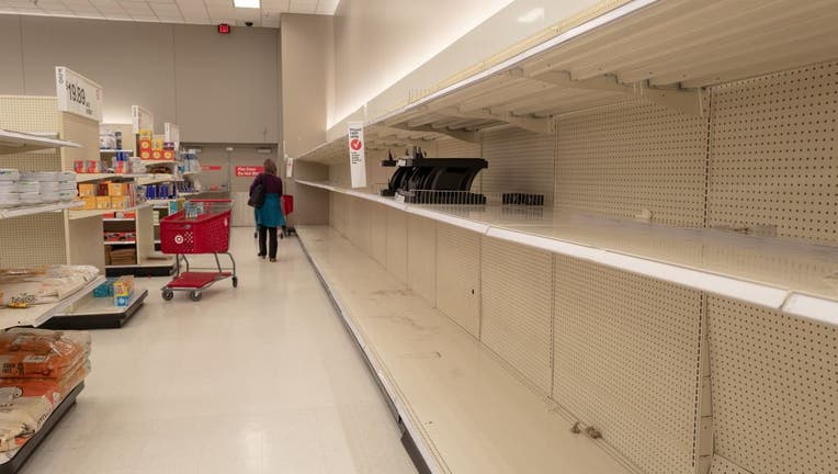 COVID-19 Empty Target Shelves