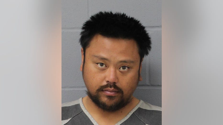 Rico Manalang is accused of murdering his father, Joseph Manalang, who lived with him in a 2002 red Dodge Dakota pick-up truck.