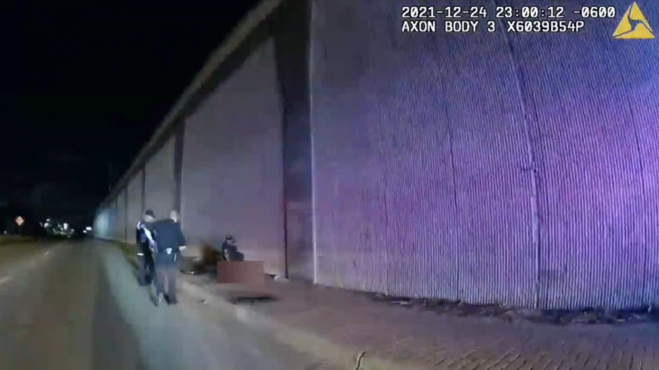 Newly-released 911 calls describe a shirtless man walking around in the middle of the road shortly before 11 p.m. Christmas Eve, following a crash in North Austin.