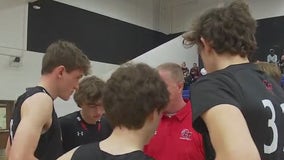 Lake Travis takes on Round Rock in boys high school basketball playoffs