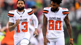 Rams' Odell Beckham Jr. surprised by fellow star receiver Jarvis Landry ahead of Super Bowl LVI