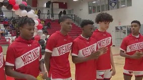 Manor takes on Pflugerville in high school boys basketball