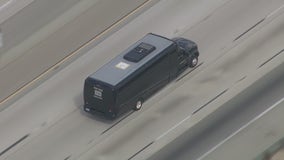 Police chase stolen party bus across Southern California