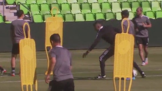 Austin FC practices in Q2 Stadium as Major League Soccer season nears