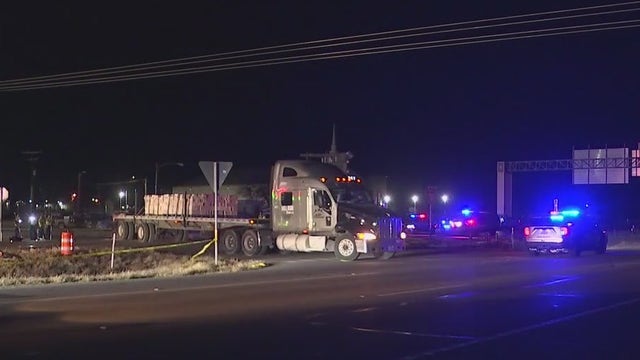 SH 71 crash involving semi-truck and motorcycle leaves 1 person dead