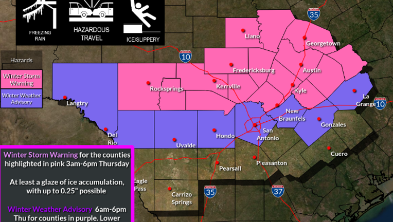 A Winter Storm Watch has been issued for this region.