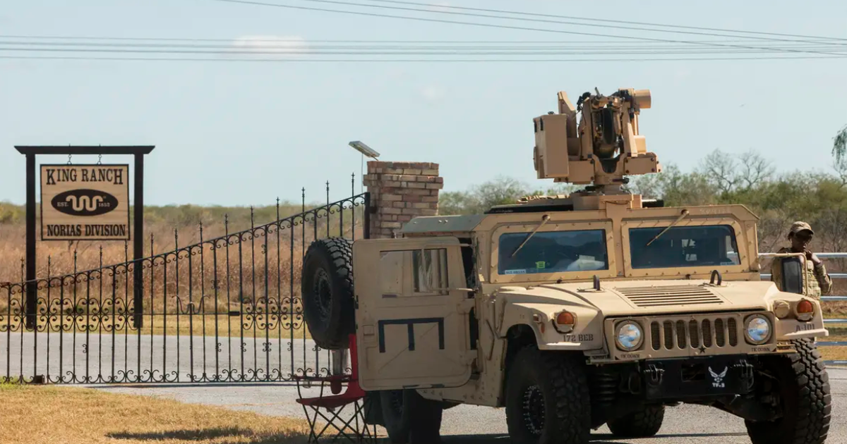 National Guard troops dispatched to famous Texas ranches with private ...