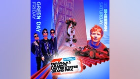 Green Day, Ed Sheeran to perform at COTA for Formula 1