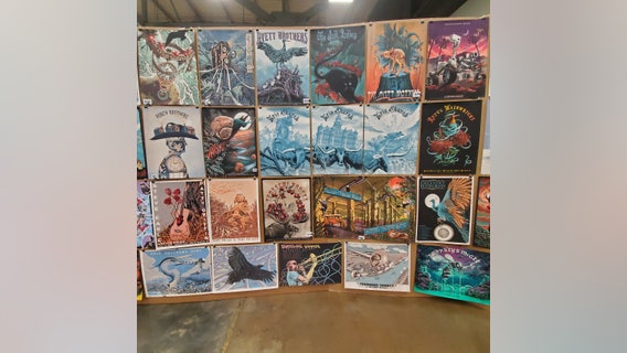 SXSW 2022: Concert posters & artists at Flatstock 77