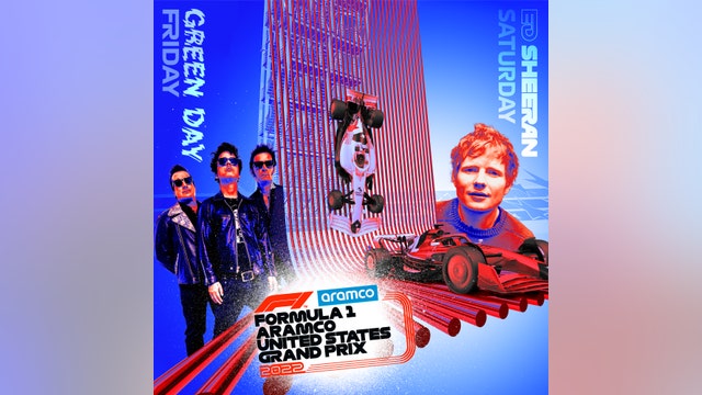 Green Day, Ed Sheeran to perform at COTA for Formula 1