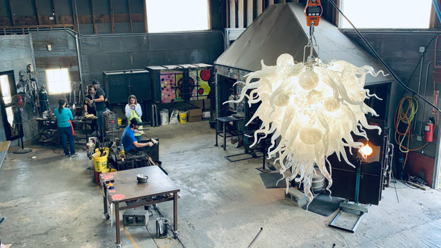 Glass art up for auction to help build housing community in Georgetown