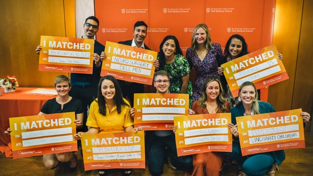 100% of graduating students seeking residency training matched, says Dell Med