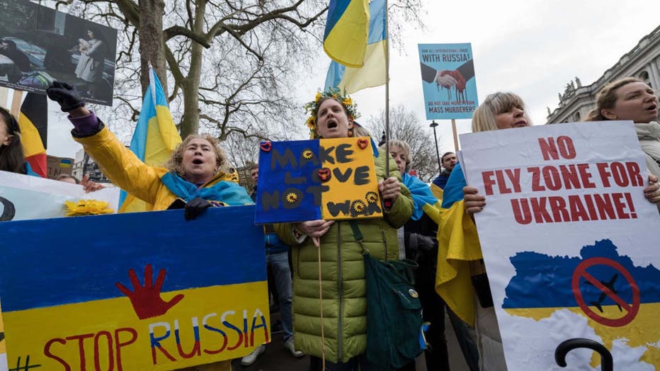 UK protest Russia