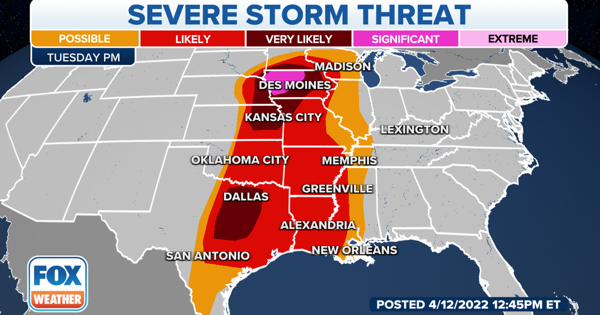 More than 62 million Americans face threats of tornadoes, damaging ...