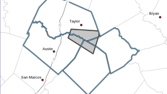 Severe Thunderstorm Warning issued for several Central Texas counties
