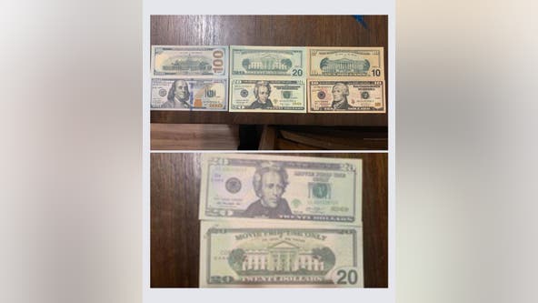 Nearly $1M fake 'movie money' stolen, businesses put on alert