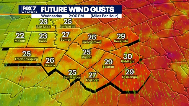 Breezy conditions usher in warmer, more humid air