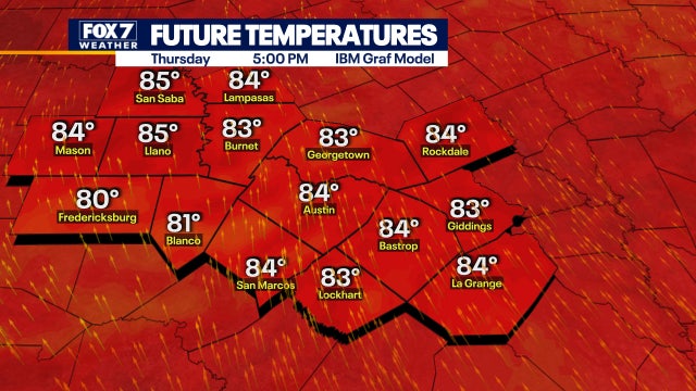 Breezy, warm, and humid day expected, storms possible this weekend
