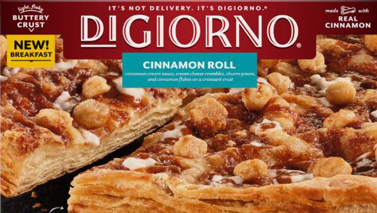 DiGiorno cinnamon roll pizza