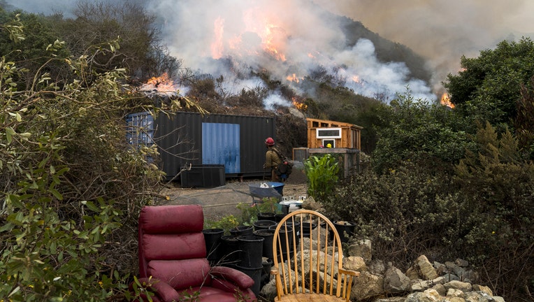 Firefighters Battle The Dolan Fire On California's Big Sur Coastline
