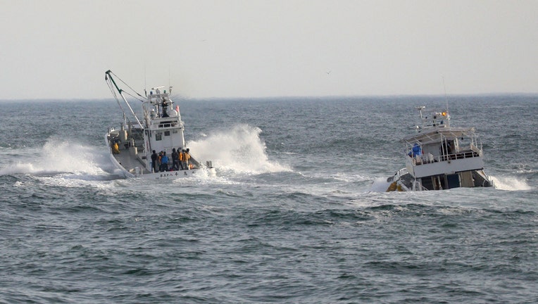 TOPSHOT-JAPAN-ACCIDENT-BOAT