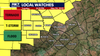 Severe thunderstorm watch issued for Central Texas