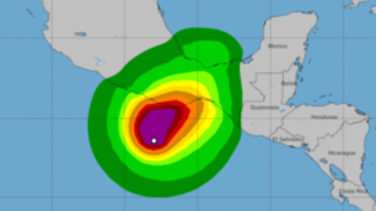 First tropical storm forms off Mexico’s Pacific coast