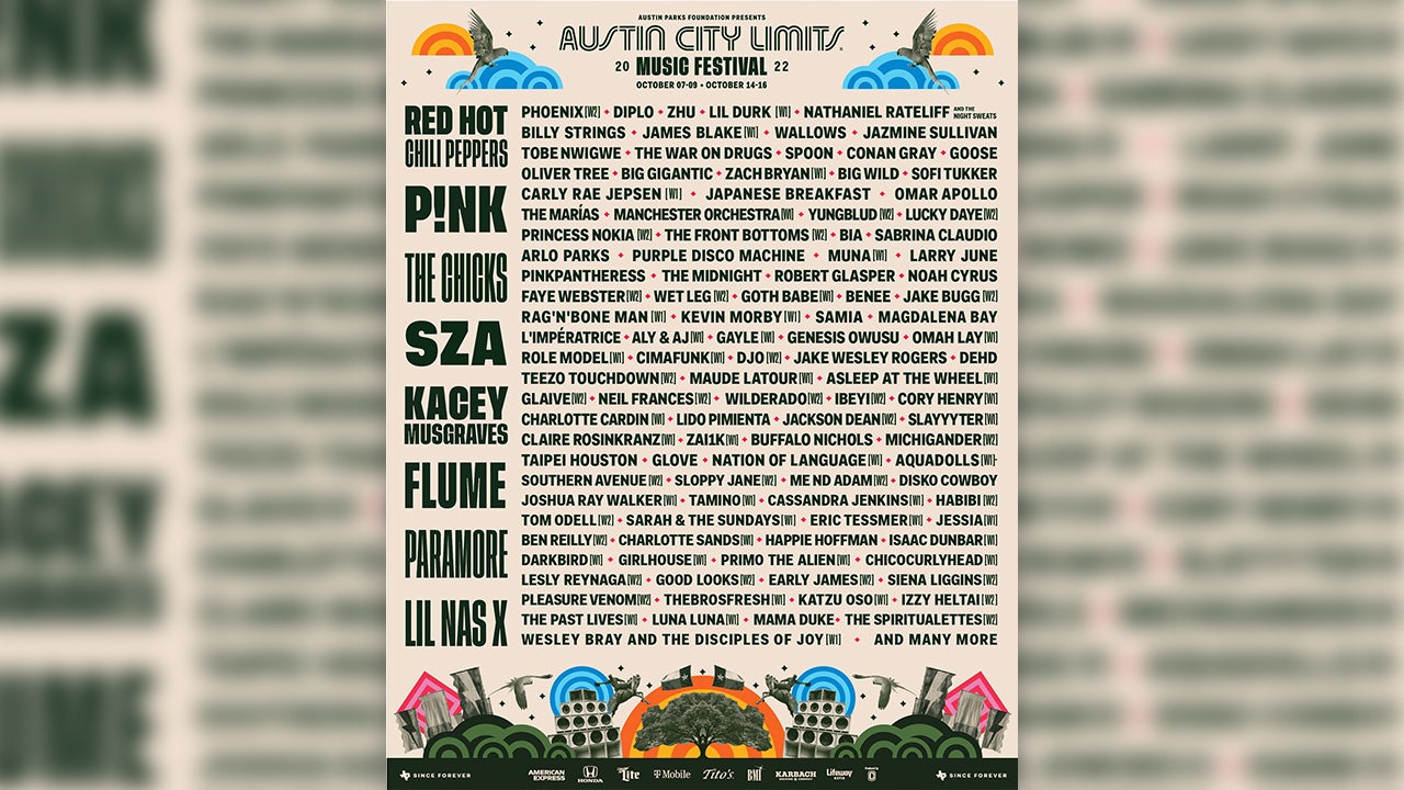 2022 ACL Music Festival daily lineup released FOX 7 Austin