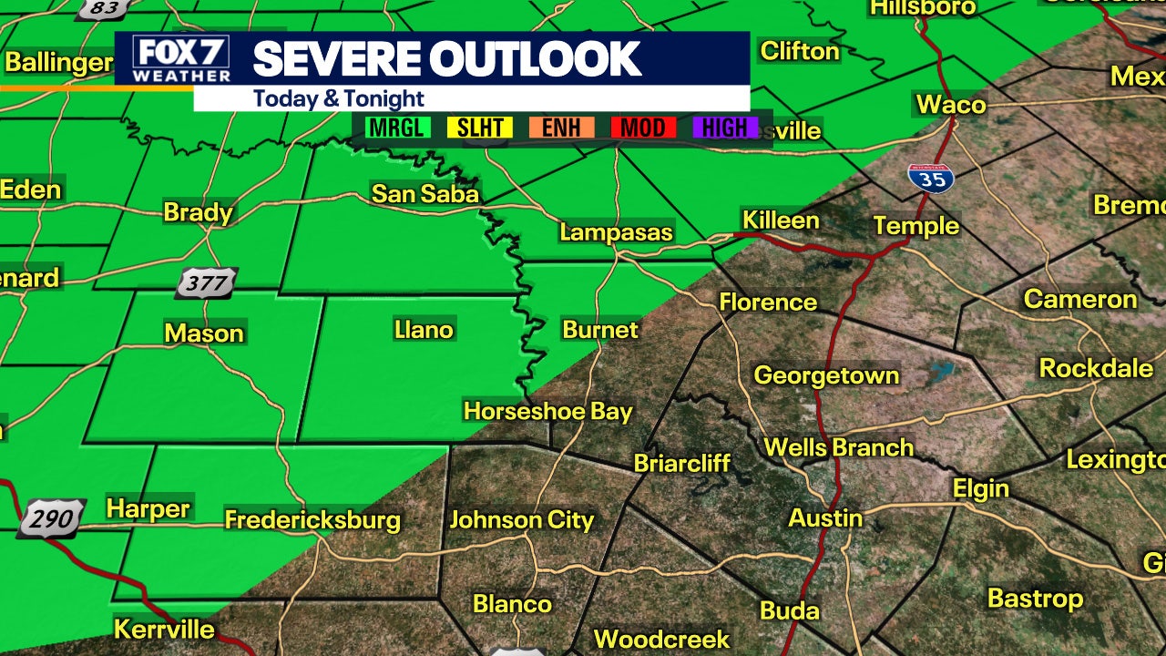 Marginal risk of severe storms in parts of Central Texas - Vimarsana News