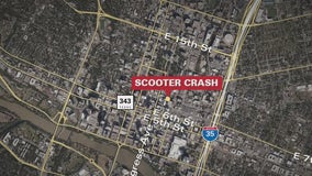 Downtown Austin scooter crash leaves 2 people injured