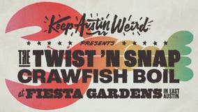 Keep Austin Weird Twist 'N Snap Crawfish Boil to be held at Fiesta Gardens