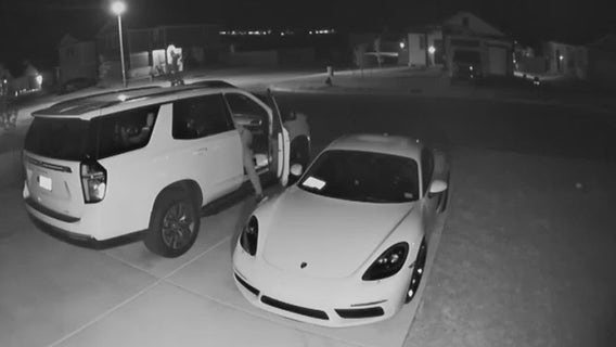Security cameras alert Jarrell family to car break in