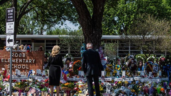 President Joe Biden, first lady Jill Biden visit Uvalde community