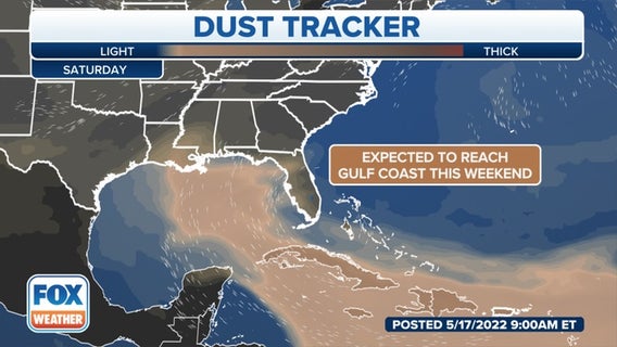 First Saharan dust plume of season rolling off Africa will reach US by this weekend