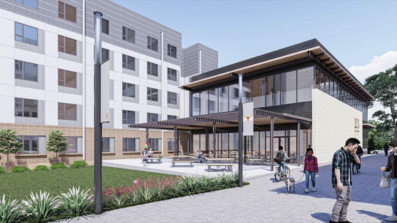 New affordable graduate student housing under construction at UT Austin