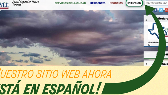 Translations now available on City of Kyle website