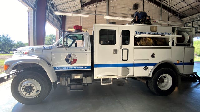 Austin Fire Department sends members, engine to help fight Central Texas wildfire