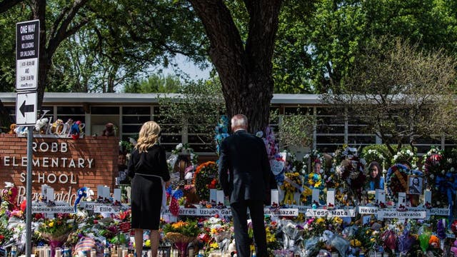 President Joe Biden, first lady Jill Biden visit Uvalde community