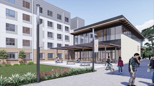 New affordable graduate student housing under construction at UT Austin