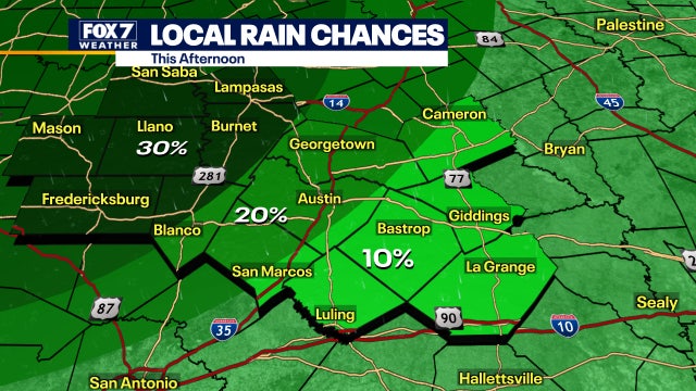 Warming temperatures as rain chances increase