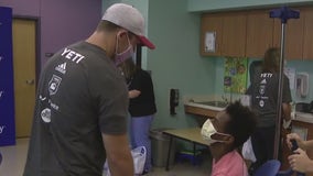 NFL and former Texas football player Colt McCoy makes surprise visit to Dell Children's