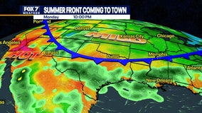 Summer front coming soon, temperatures remain in triple digits through the weekend