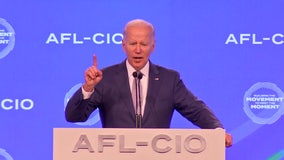 Biden puts focus on workers during Philadelphia visit to AFL-CIO convention